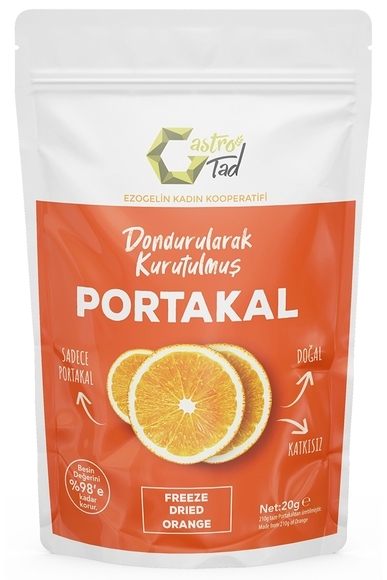 Dondurularak Kurutulmuş Portakal 20G