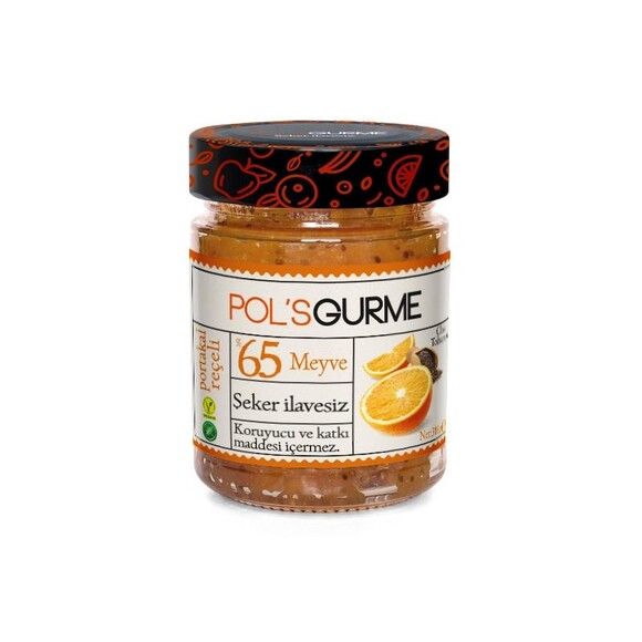 POLS GURME ŞEKER İLAVESİZ PORTAKAL REÇELİ CHİALI 380GR